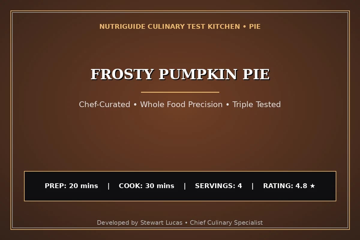 Frosty Pumpkin Pie