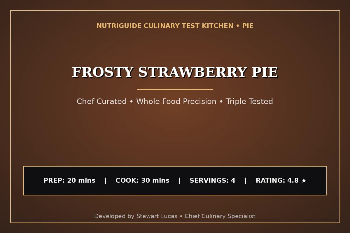 Frosty Strawberry Pie