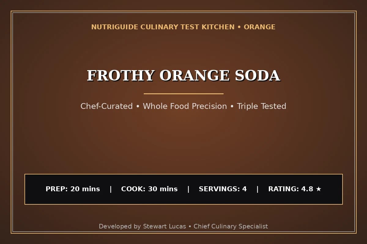 Frothy Orange Soda