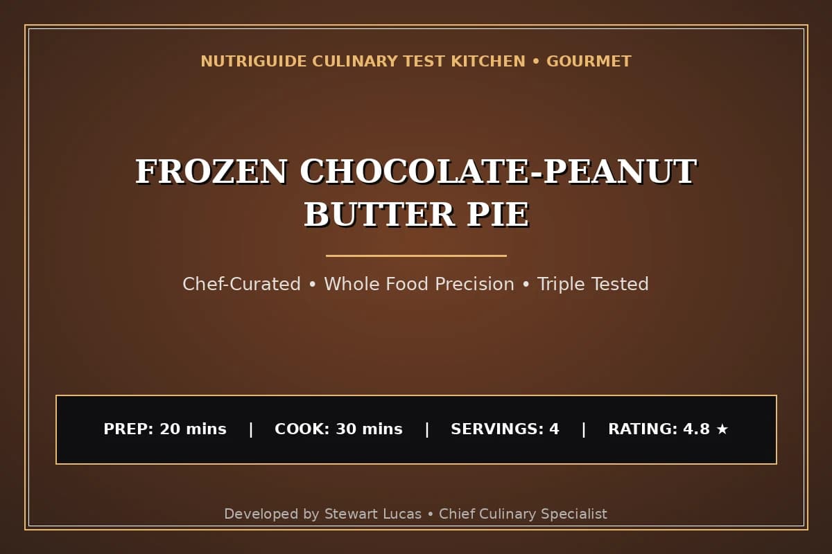 Frozen Chocolate-Peanut Butter Pie
