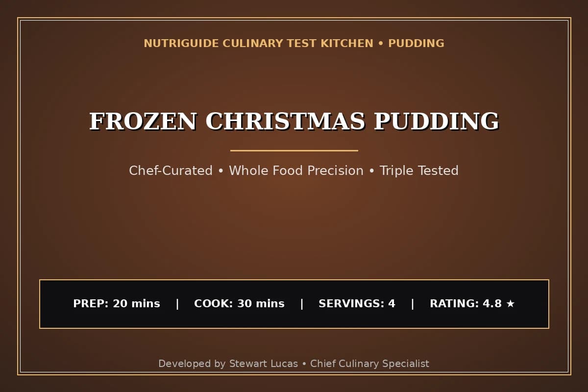 Frozen Christmas Pudding