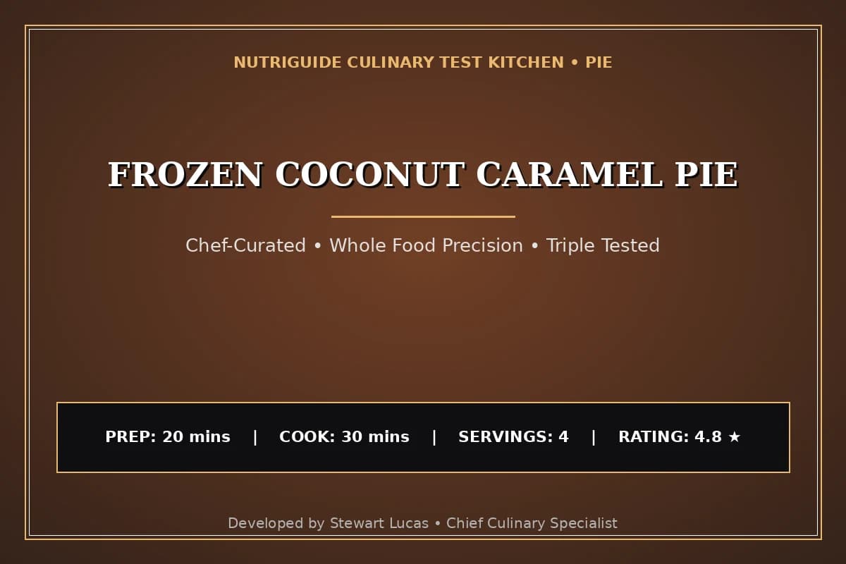 Frozen Coconut Caramel Pie