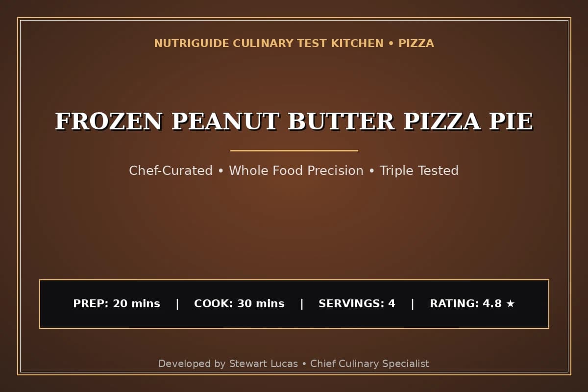 Frozen Peanut Butter Pizza Pie