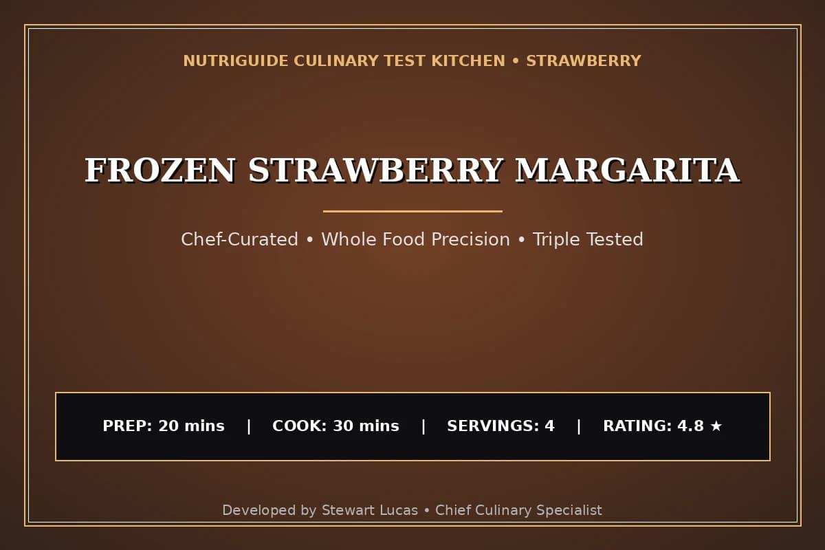 Frozen Strawberry Margarita
