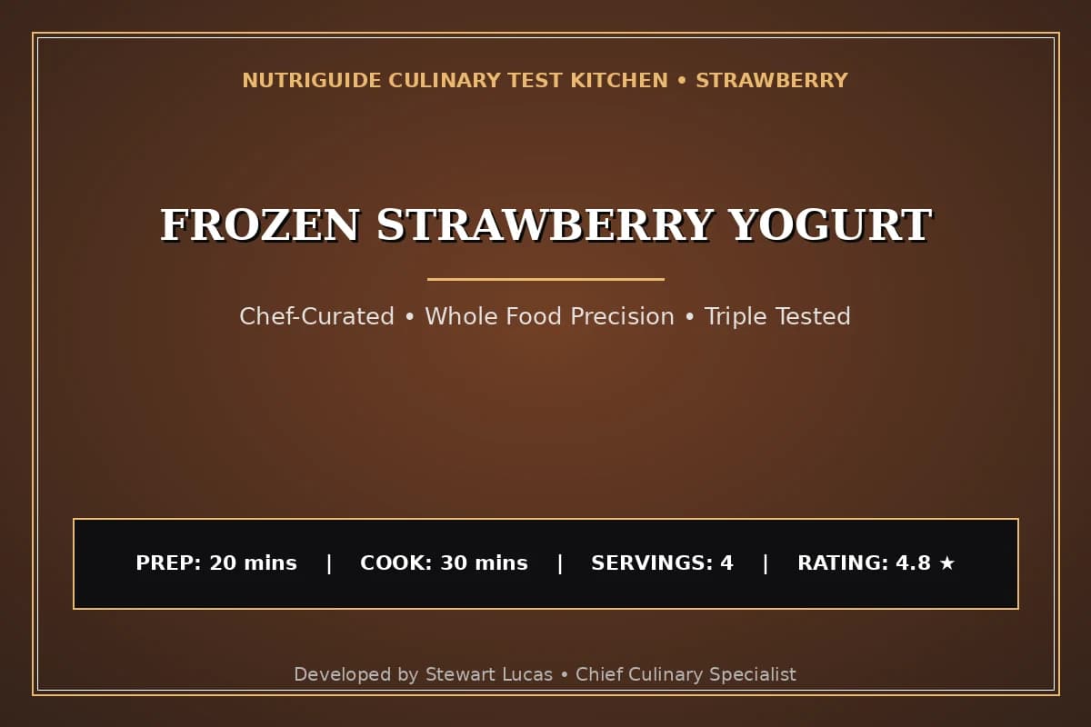 Frozen Strawberry Yogurt