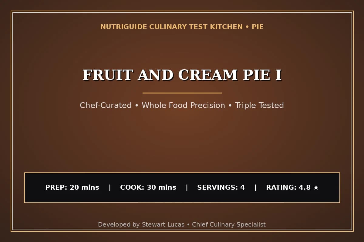 Fruit And Cream Pie I