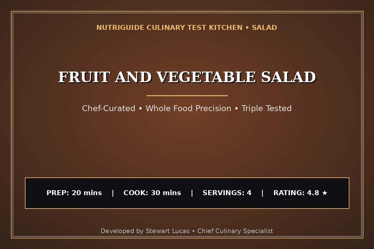 Fruit And Vegetable Salad