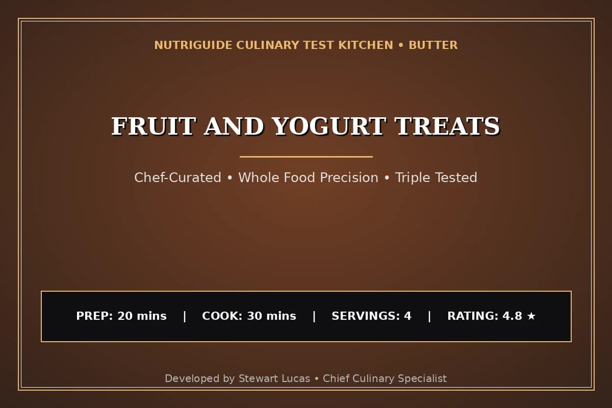 Fruit And Yogurt Treats