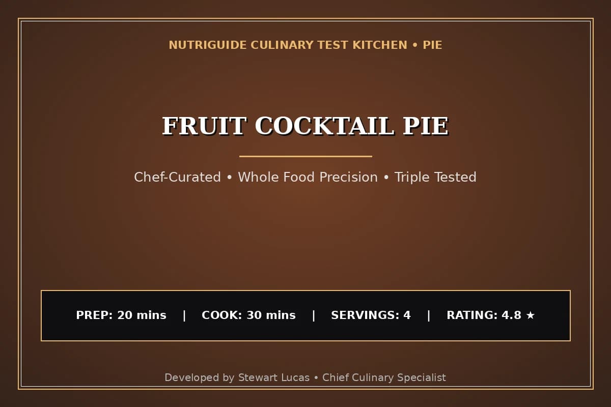 Fruit Cocktail Pie