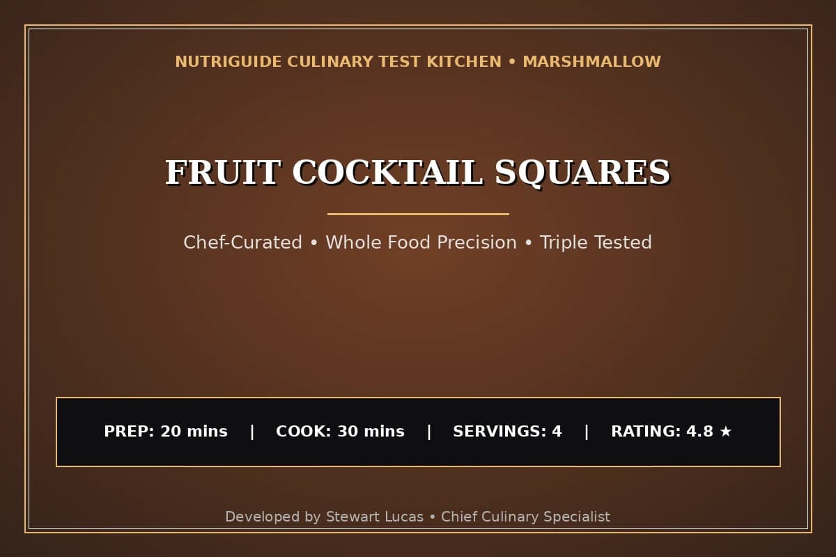 Fruit Cocktail Squares