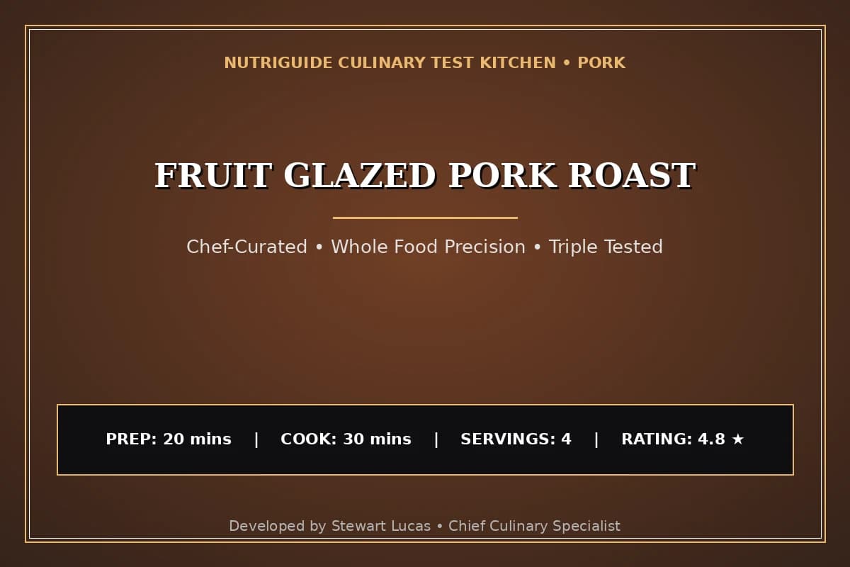 Fruit Glazed Pork Roast