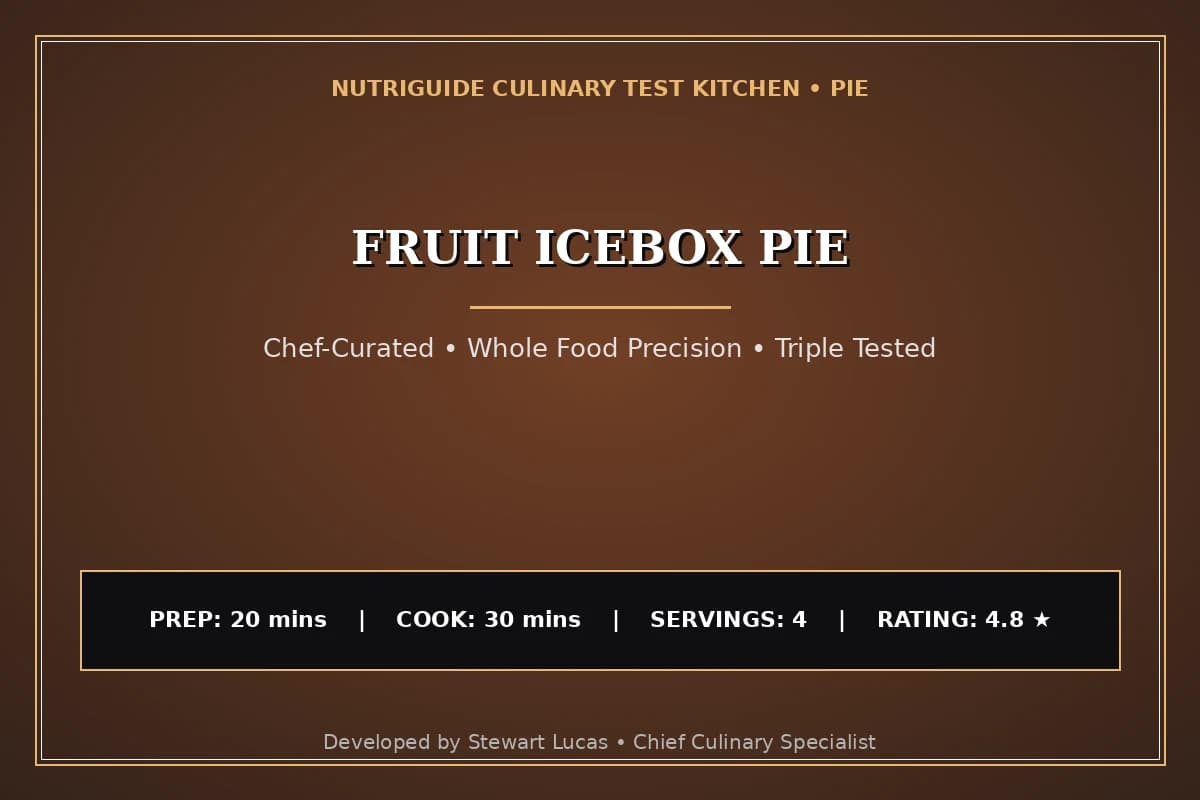 Fruit Icebox Pie