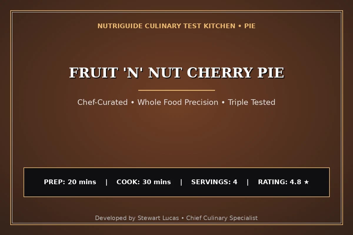 Fruit 'N' Nut Cherry Pie