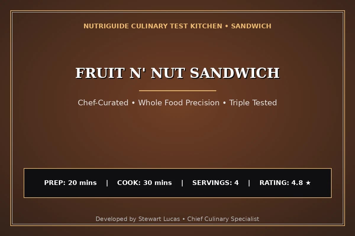 Fruit N' Nut Sandwich
