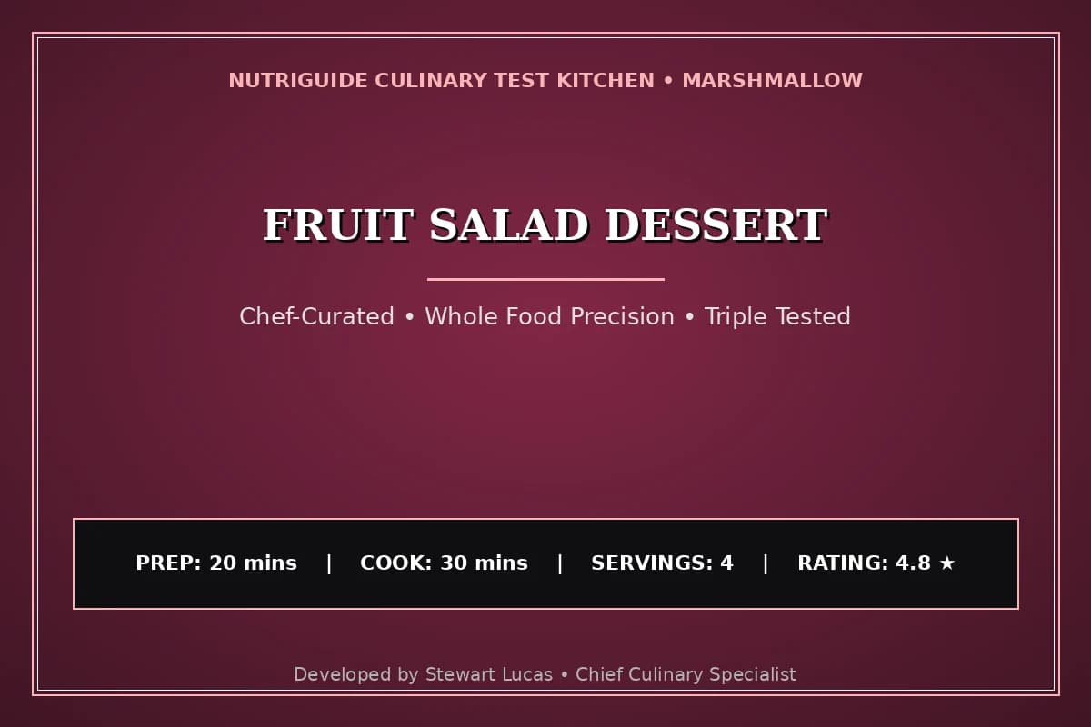 Fruit Salad Dessert