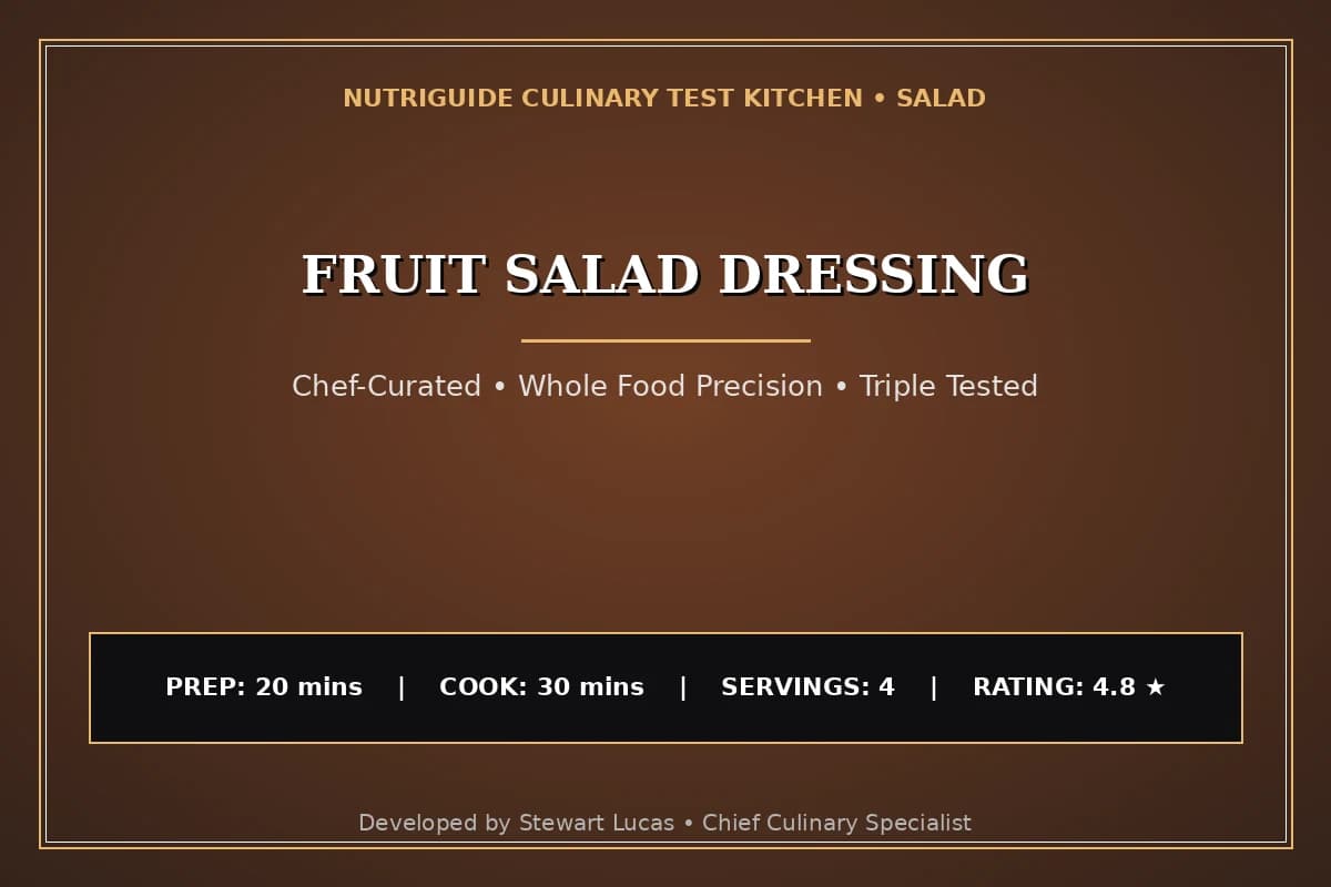 Fruit Salad Dressing
