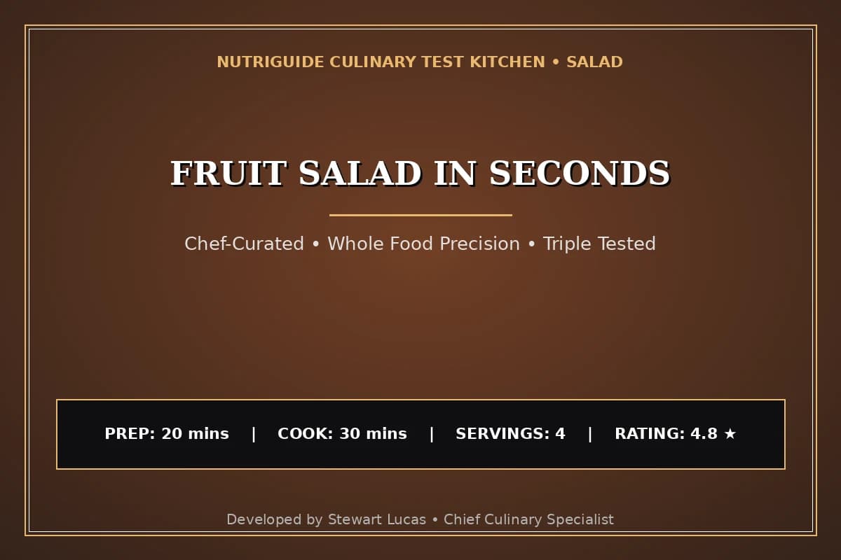 Fruit Salad In Seconds