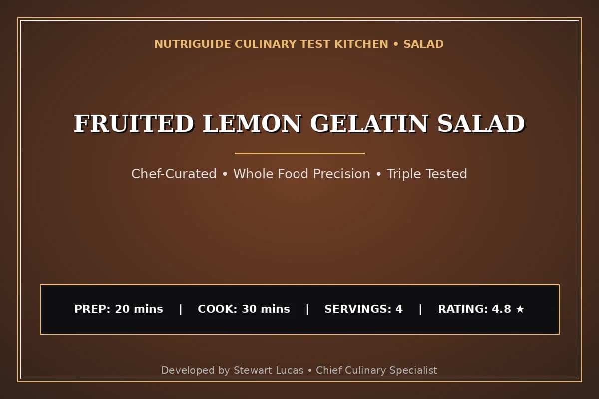 Fruited Lemon Gelatin Salad