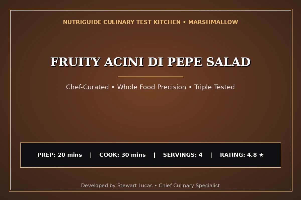 Fruity Acini Di Pepe Salad