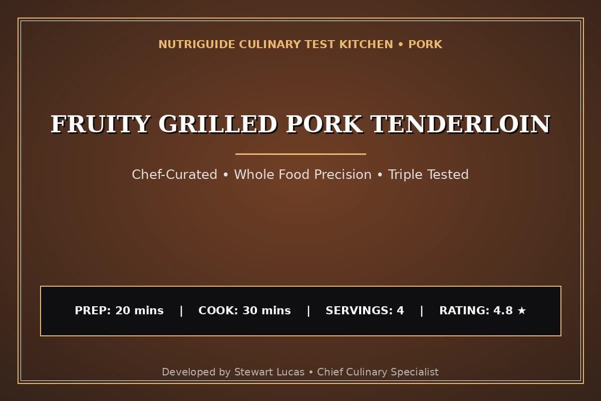 Fruity Grilled Pork Tenderloin