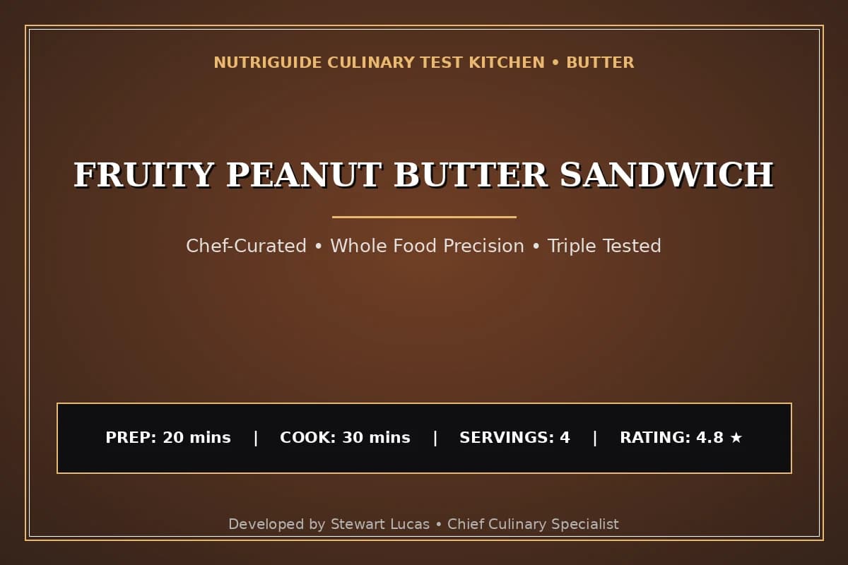 Fruity Peanut Butter Sandwich