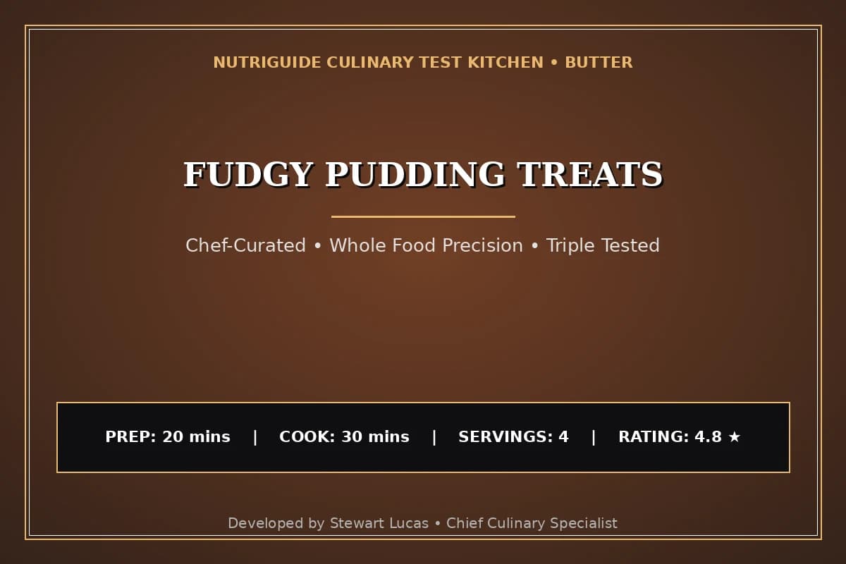 Fudgy Pudding Treats