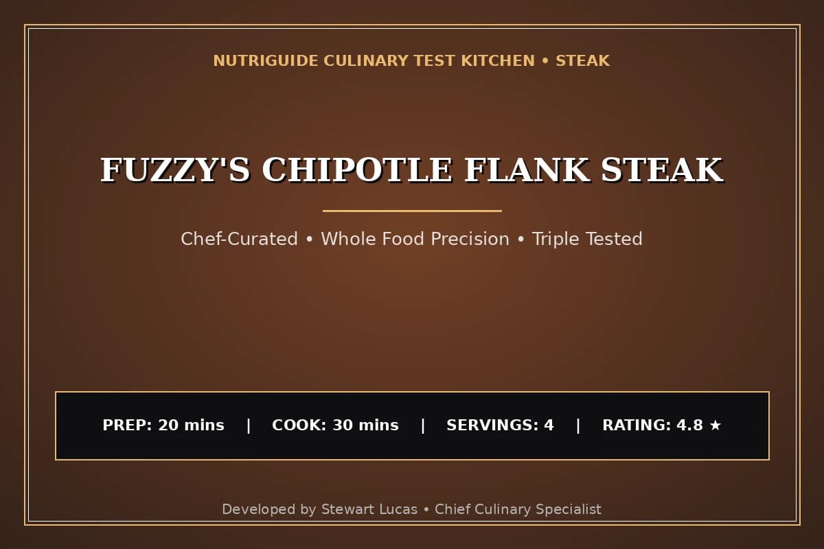 Fuzzy'S Chipotle Flank Steak