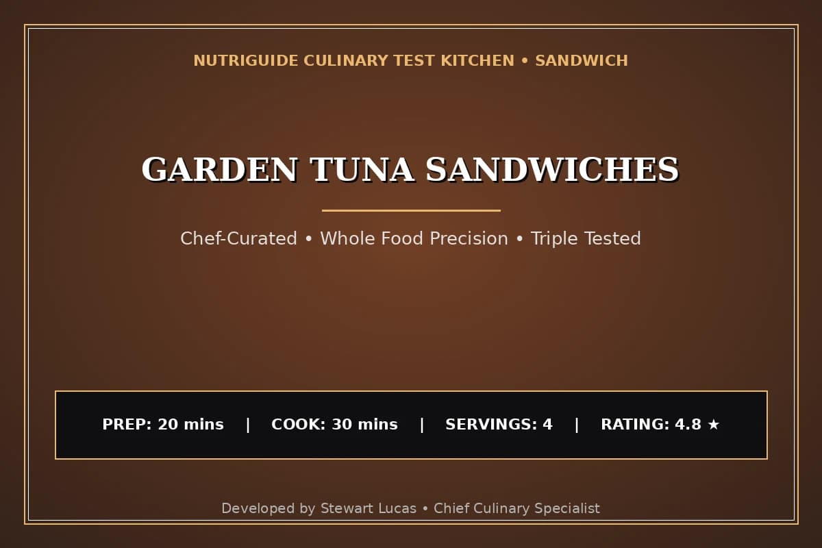 Garden Tuna Sandwiches