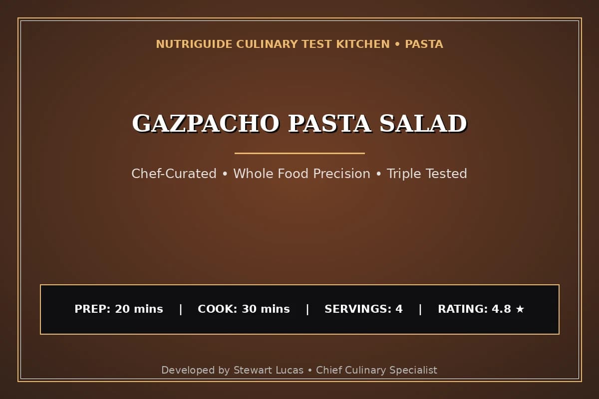 Gazpacho Pasta Salad