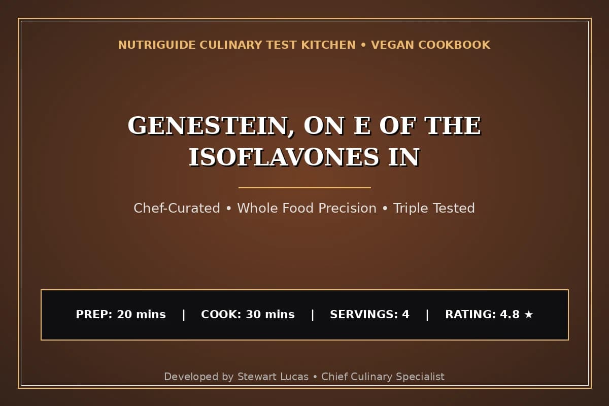 Genestein, On E Of The Isoflavones In