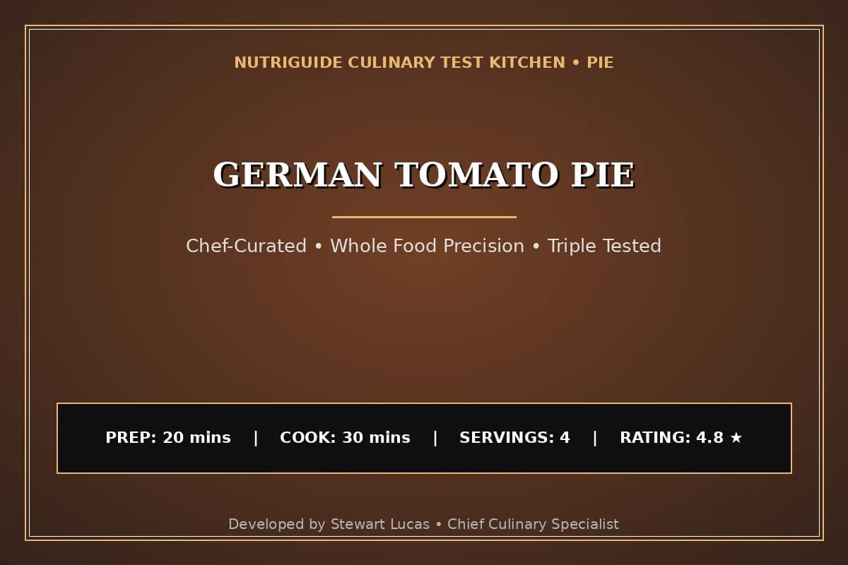 German Tomato Pie