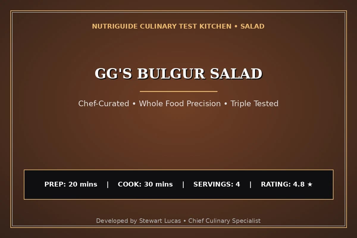 Gg'S Bulgur Salad