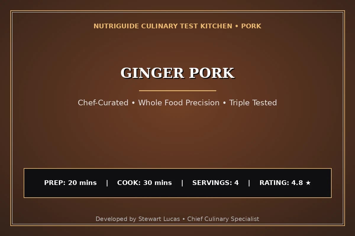 Ginger Pork