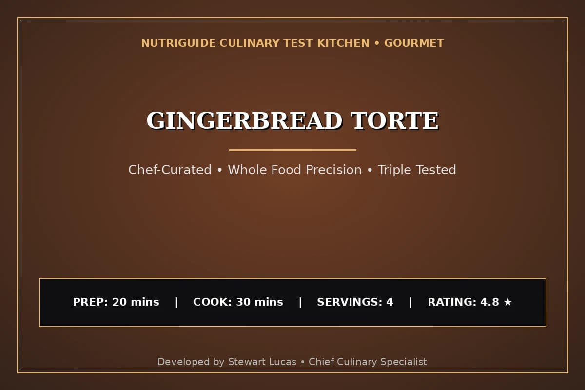 Gingerbread Torte