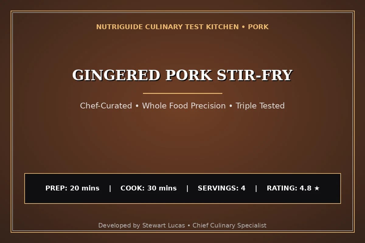 Gingered Pork Stir-Fry