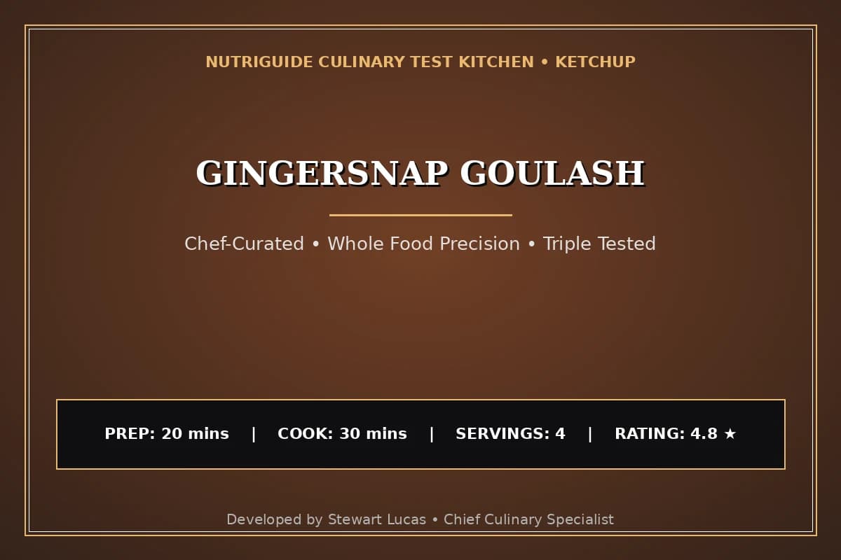 Gingersnap Goulash