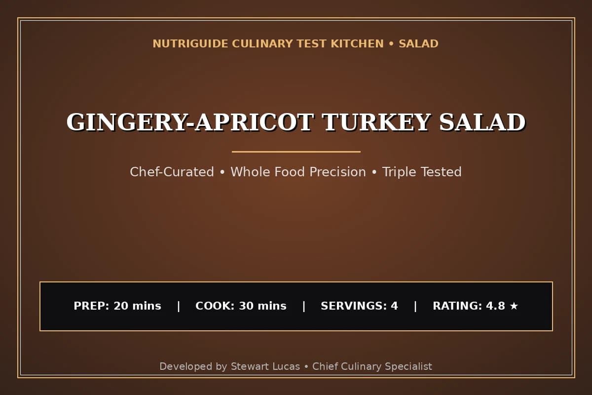 Gingery-Apricot Turkey Salad