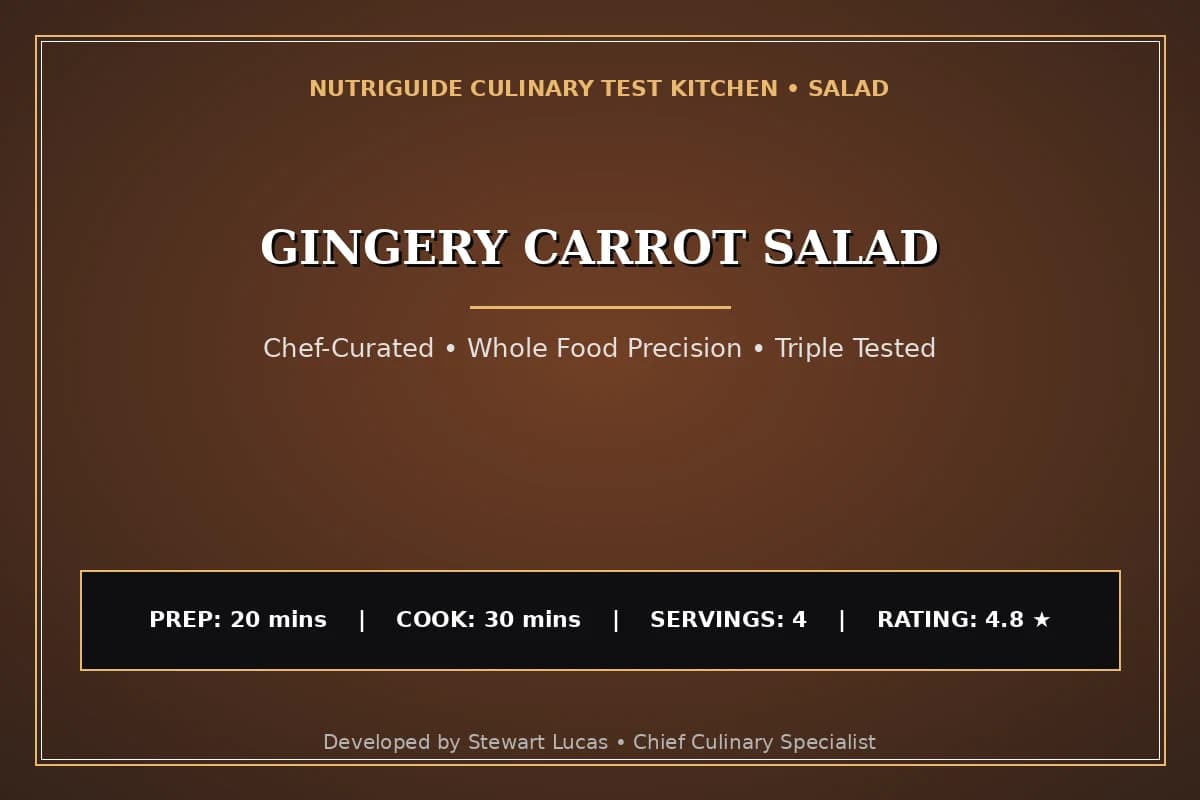Gingery Carrot Salad