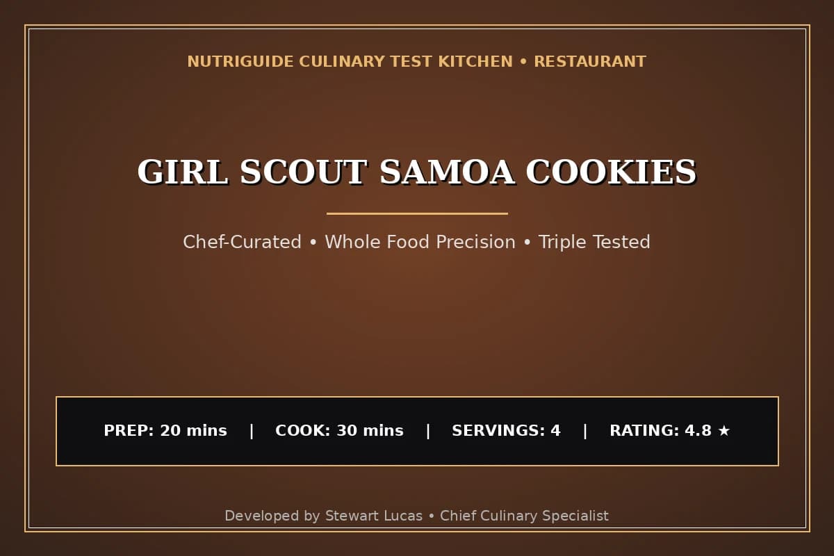 Girl Scout Samoa Cookies