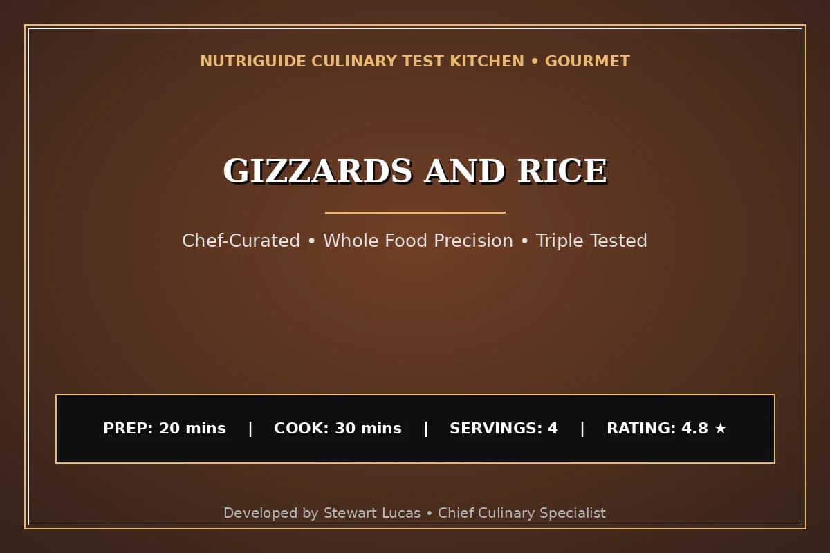 Gizzards And Rice