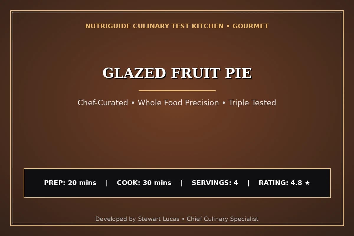 Glazed Fruit Pie