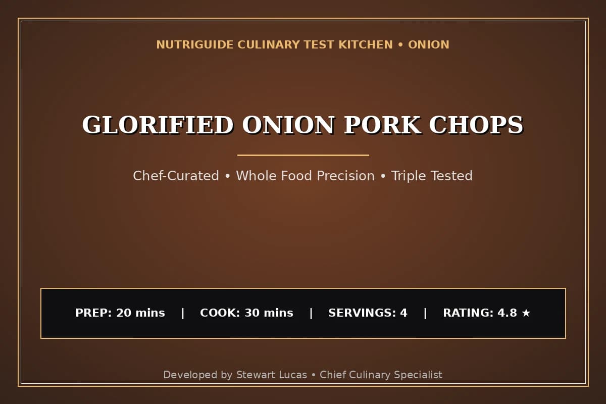 Glorified Onion Pork Chops