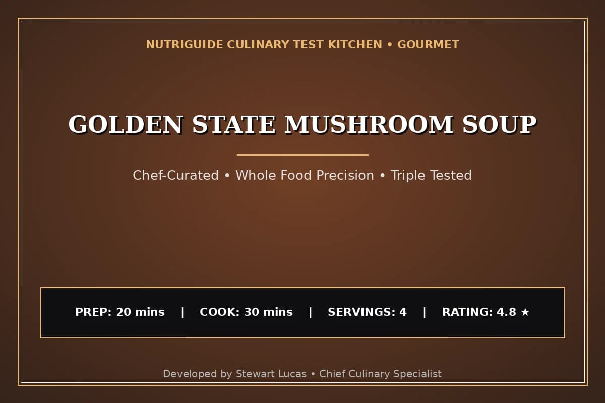 Golden State Mushroom Soup