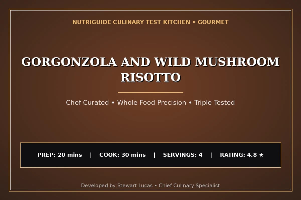 Gorgonzola And Wild Mushroom Risotto