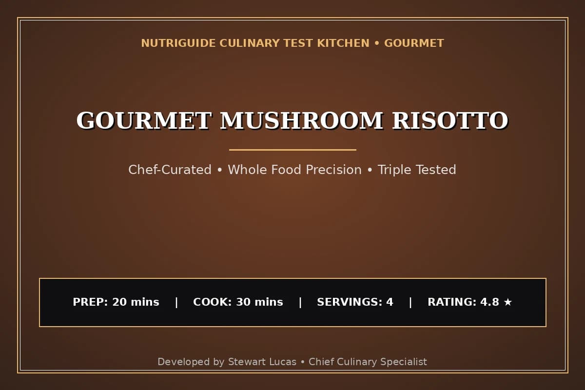 Gourmet Mushroom Risotto