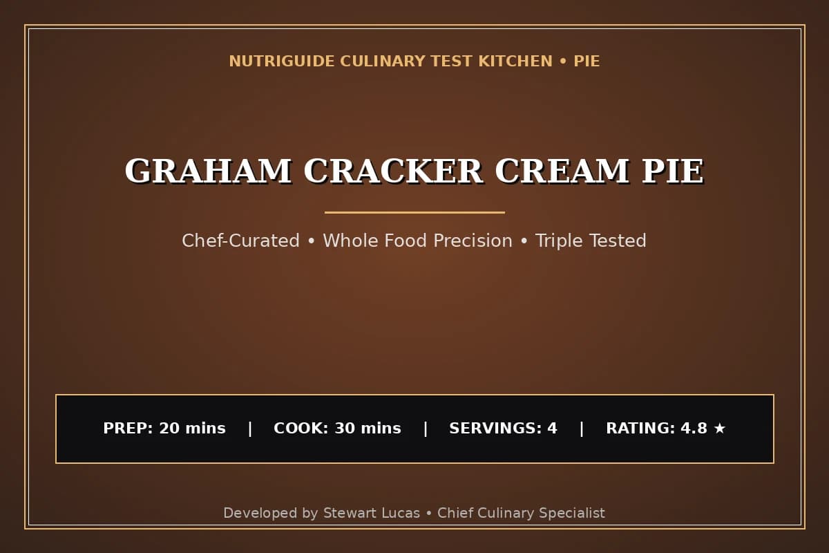 Graham Cracker Cream Pie