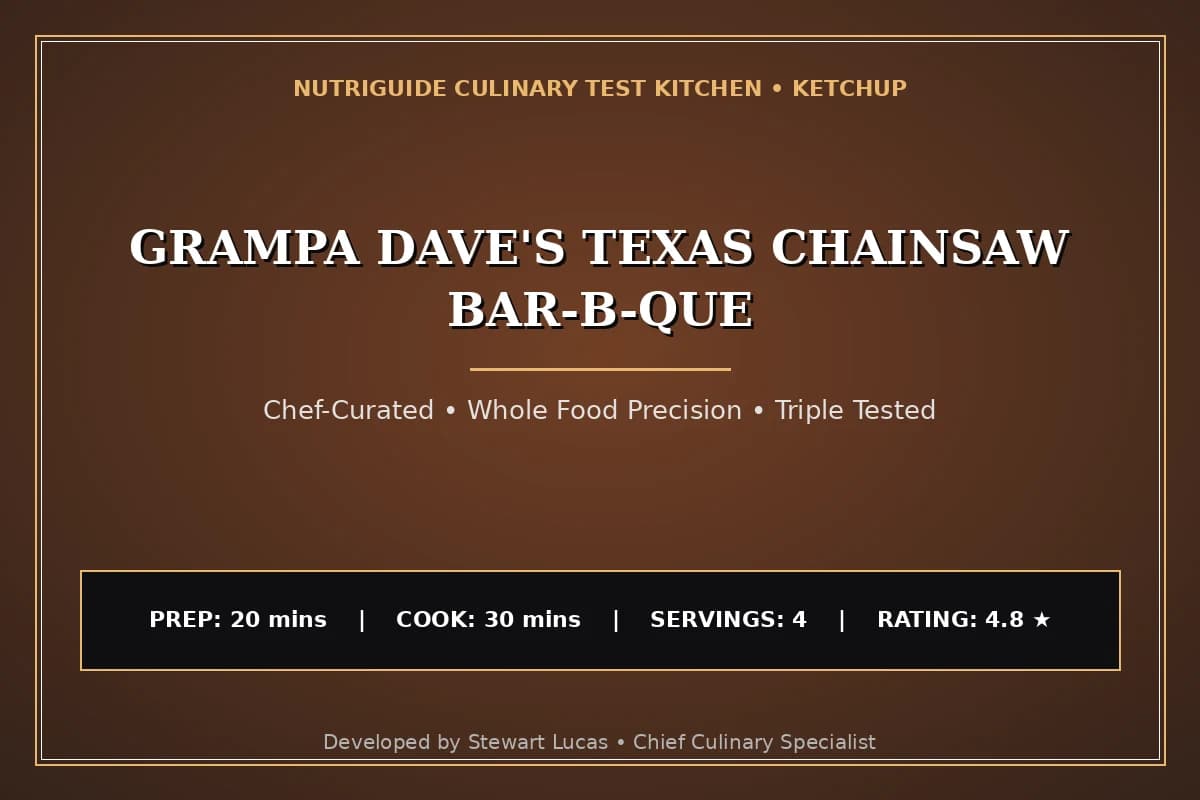 Grampa Dave'S Texas Chainsaw Bar-B-Que