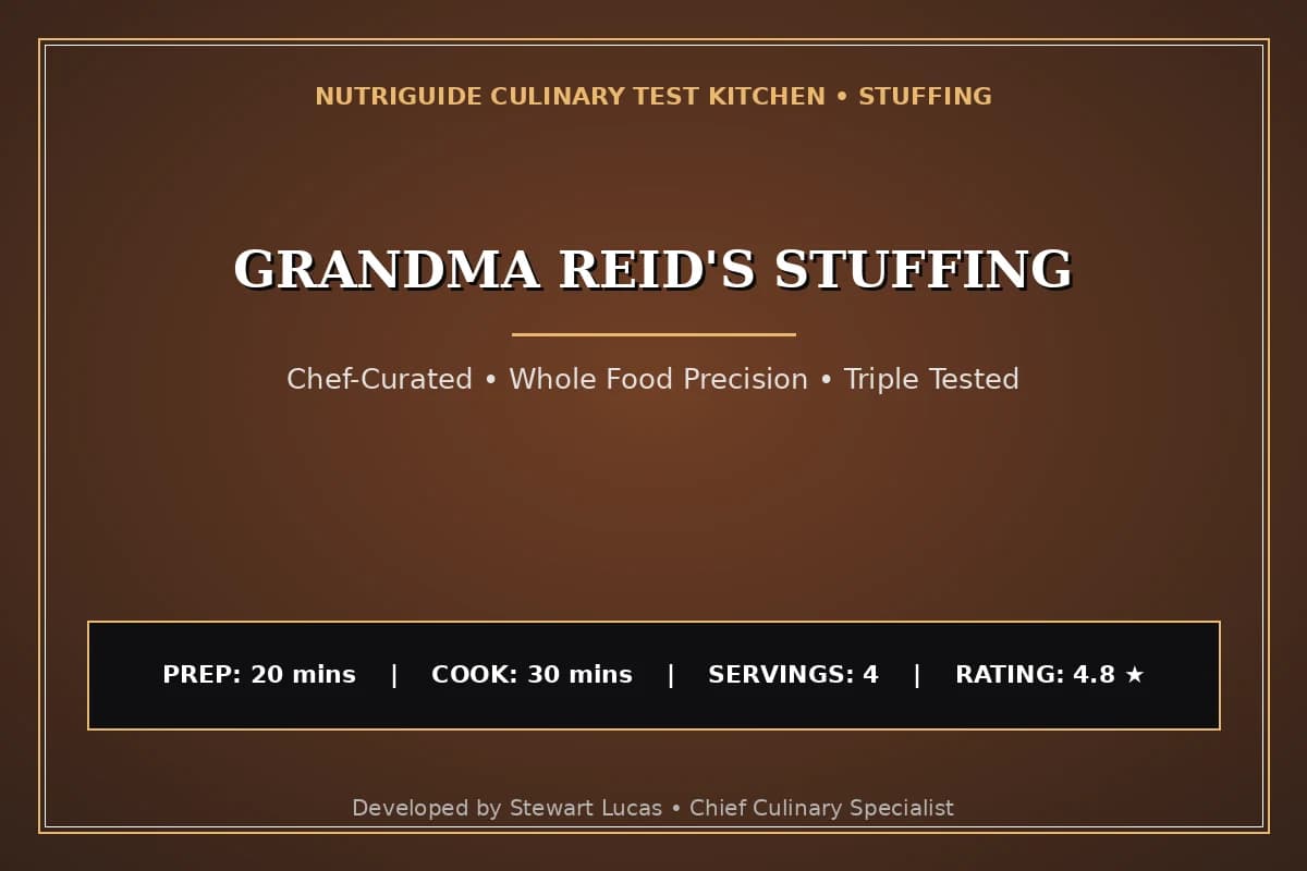 Grandma Reid'S Stuffing