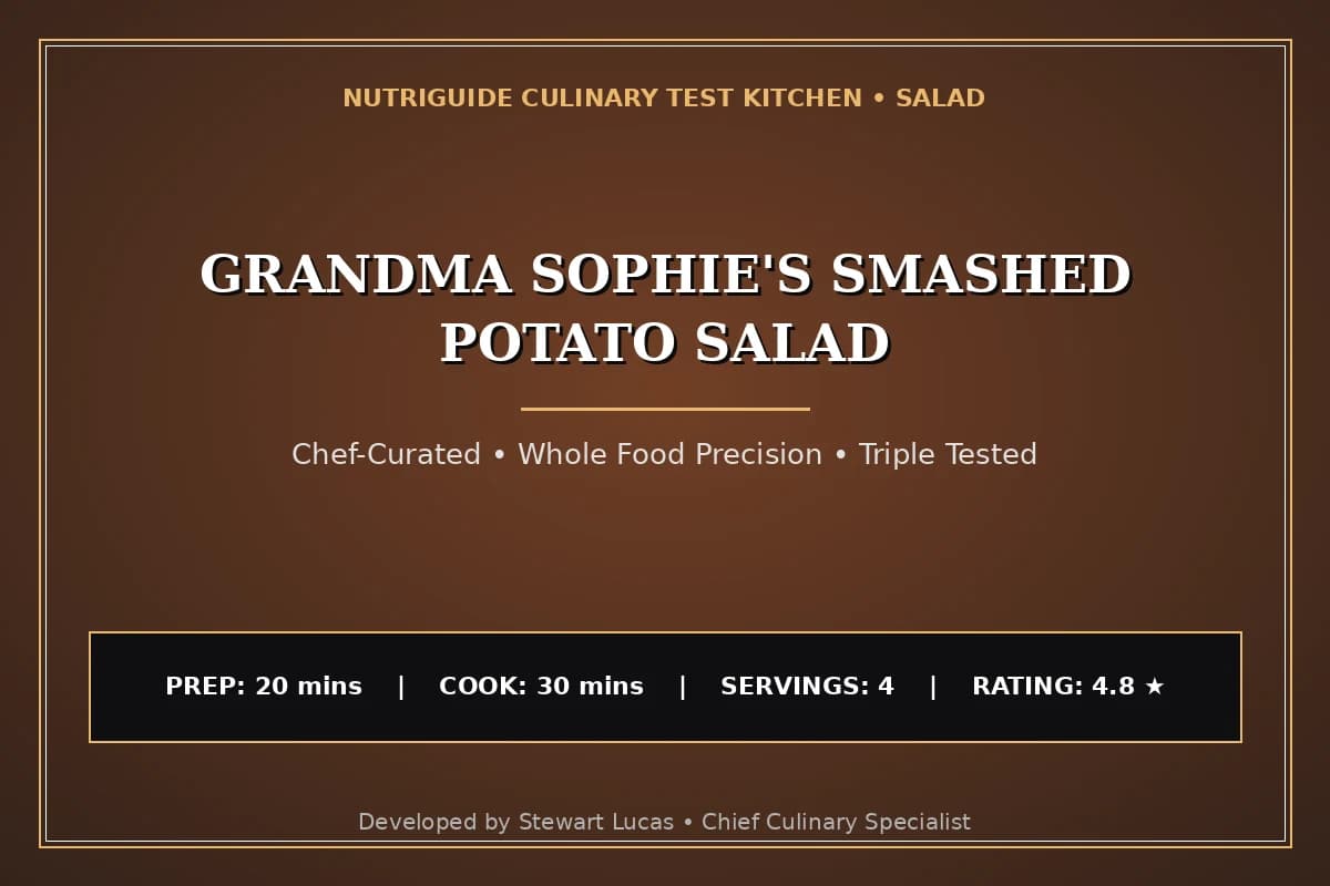 Grandma Sophie'S Smashed Potato Salad