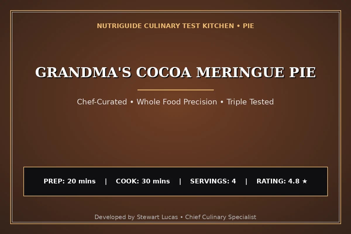 Grandma'S Cocoa Meringue Pie